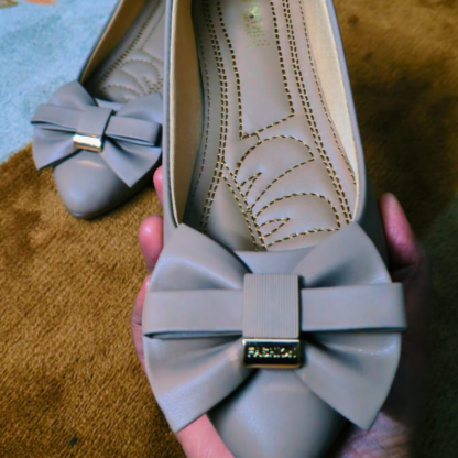 Women Casual wear Brown Velvet Office wear Bellies - Image 4