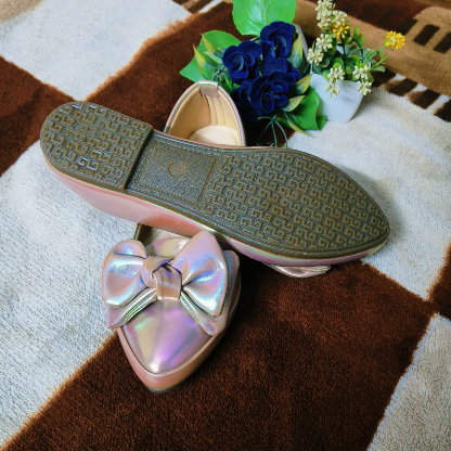 Women casual wear pink multi colour office wear bellies - Image 4